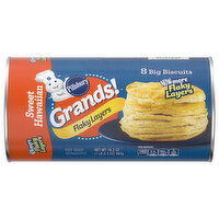 Pillsbury Grands! Biscuits, Sweet Hawaiian, Flaky Layers, 8 Each