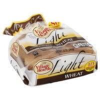 Village Hearth Buns, Hamburger, Light, Wheat, 13 Ounce