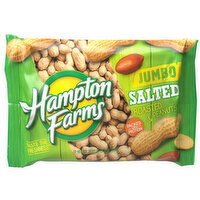 Hampton Farms Peanuts, Salted, Roasted, Jumbo, 24 Ounce