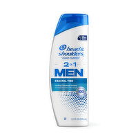 Head & Shoulders Men Mens 2 in 1 Dandruff Shampoo and Conditioner, Coastal Tide, 12.5 Ounce