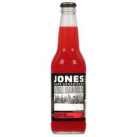 Jones Cane Sugar Soda, Straw-Berry Lime, 12 Fluid ounce