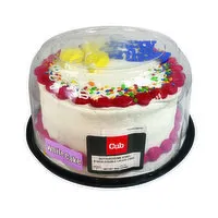 Cub Bakery 8" Double Layer Buttercream Iced Cake, 1 Each