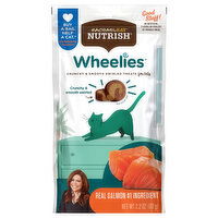 Rachael Ray Nutrish Wheelies Treats for Cats, Real Salmon, 2.2 Ounce