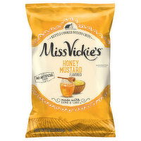 Miss Vickie's Potato Chips, Honey Mustard Flavored, Kettle Cooked, 8 Ounce