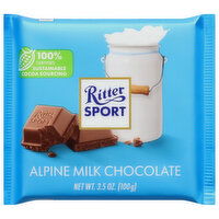 Ritter Sport Alpine Milk Chocolate, 3.5 Ounce