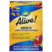 Nature's Way Alive! Complete Multivitamin, Men's, Tablets, 50 Each