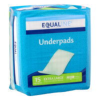 Equaline Underpads, Moderate Abosrbency, Extra Large, 15 Each