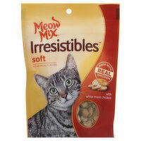 Meow Mix Irresistibles Treats for Cats, with White Meat Chicken, Soft, 3 Ounce