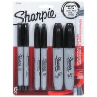 Sharpie Permanent Marker, Variety Pack, 6 Each