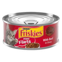 Friskies Prime Filets Cat Food, with Beef in Gravy, 5.5 Ounce