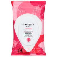 Summer's Eve 5 in 1 Daily Refreshing Sheer Floral Cloths, 32 Each