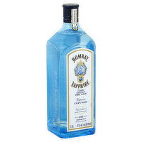 Bombay Sapphire Dry Gin, London, Vapour Infused, Distilled, 1.75 Litre