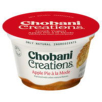 Chobani Creations Yogurt, Greek, Apple Pie a La Mode, 5.3 Ounce