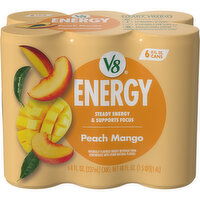 V8® Energy® Peach Mango Energy Drink, 48 Fluid ounce