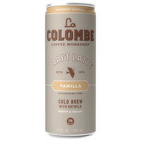 La Colombe Cold Brew, with Oatmilk, Draft Latte, Vanilla, 11 Fluid ounce
