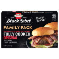 Hormel Black Label 100% Real Original Family Pack Thick Cut Bacon, 6.3 Ounce