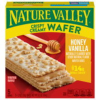 Nature Valley Wafer Bars, Crispy, Creamy, Honey Vanilla, 5 Each
