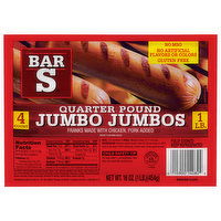 Bar S Quarter Pound Jumbo Jumbos, 16 Ounce