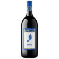 Barefoot Cellars Merlot Red Wine 1.5L Bottle, 1.5 Litre