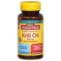 Nature Made Krill Oil, 500 Mg, Softgels, 30 Each