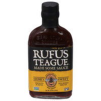 Rufus Teague BBQ Sauce, Honey Sweet, 15.25 Ounce