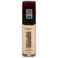 L'Oreal Infallible Foundation, True Beige 420, Broad Spectrum SPF 25, 1 Fluid ounce