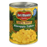 Del Monte Pineapple Tidbits, In Its Own Juice, 20 Ounce