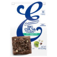 Entenmann's Cookies, Soft Baked, Mint Chocolate, Big Chunk, 8 Each