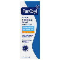 PanOxyl Acne Foaming Wash, Maximum Strength, 5.5 Ounce