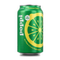 Poppi Lemon Lime Single Can, 12 Fluid ounce