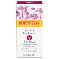 Burt's Bees Renewal Eye Cream, Firming, 0.5 Ounce