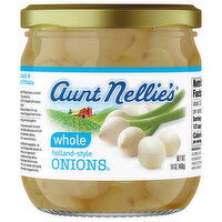 Aunt Nellie's Onions, Holland-Style, Whole, 14 Ounce