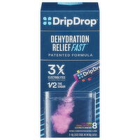 DripDrop Electrolyte Drink Mix, Assorted, 8 Each