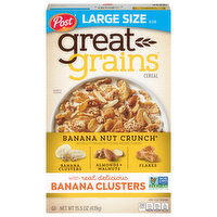 Great Grains Banana Nut Crunch Cereal Large Size, 15.5 Ounce