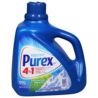 Purex Concentrated Detergent, Mountain Breeze, 4 in 1, 150 Fluid ounce