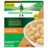 Green Giant Simply Steam Cheese Sauce Cauliflower & Cheese Sauce, 8 Ounce