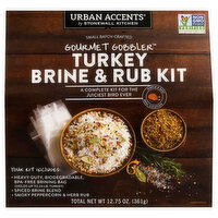 Urban Accents Gourmet Gobbler Turkey Brine & Rub Kit, 12.75 Ounce