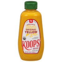 Koops' Mustard, Original Yellow, Organic, 12 Ounce