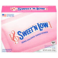 Sweet 'N Low Sweetener, Zero Calorie, 250 Each