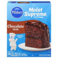 Pillsbury Moist Supreme Cake Mix, Chocolate, 15.25 Ounce