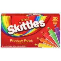 Skittles Freezer Pops, Assorted, Original, 20 Each