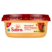 Sabra Hummus, Roasted Red Pepper, Family Size, 17 Ounce