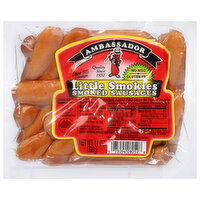 Ambassador Smoked Sausages, Little Smokies, 14 Ounce