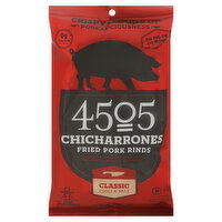 4505 Meats Chicharrones, Classic Chili & Salt, 2.5 Ounce