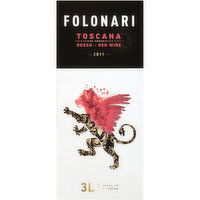 Folonari 2019 Toscana Rosso Red Wine, 3 Litre