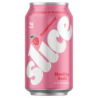 Slice Healthy Soda, Strawberry, 12 Fluid ounce