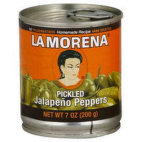 La Morena Jalapeno Peppers, Pickled, 7 Ounce