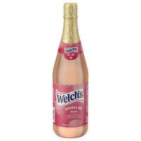 Welch's Juice Cocktail, Sparkling, Rose Grape, Non-Alcoholic, 25.4 Fluid ounce