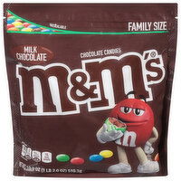 M&M's Chocolate Candies, Milk Chocolate, Family Size, 18 Ounce