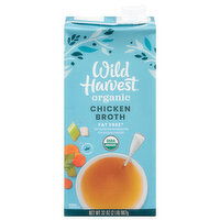 Wild Harvest Chicken Broth, Organic, 32 Ounce